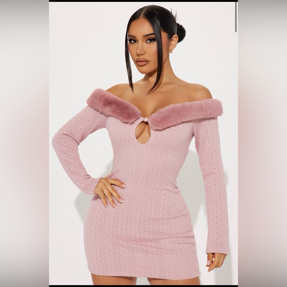 Fashion nova sweater mini dress